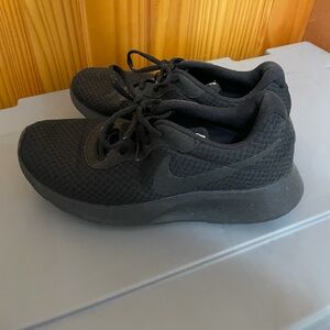 Nike Black Mesh Lace-Up Sneakers